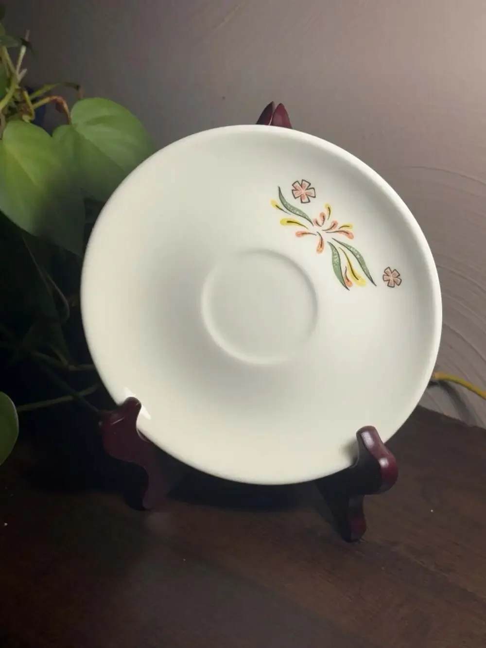 Taylor, Smith & Taylor (TS&T)? Flower Pattern Saucer
